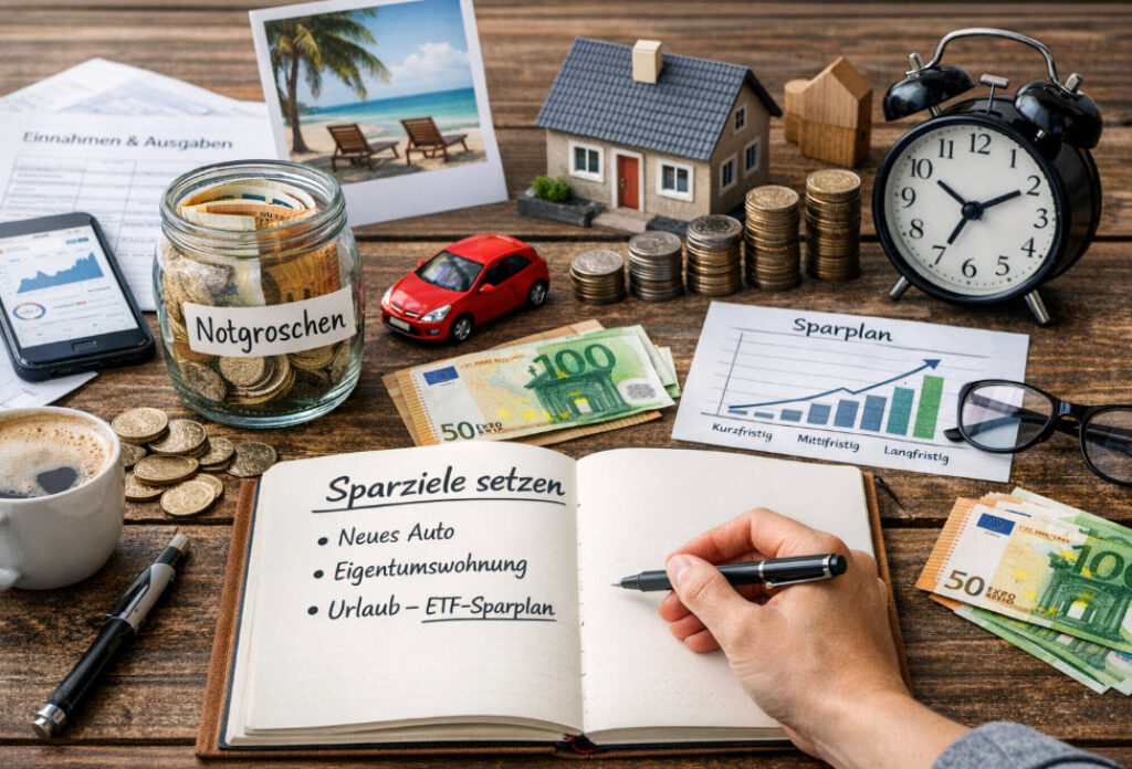 Sparziele festlegen