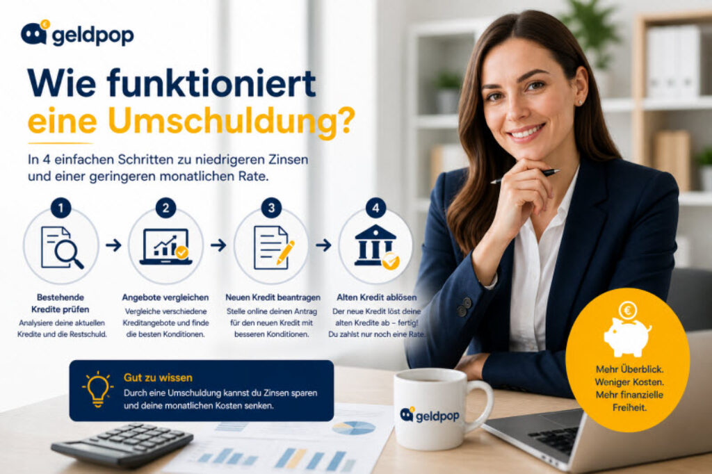 Wie funktioniert eine Umschuldung
